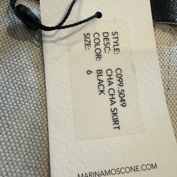 MARINA MOSCONE 
Cha Cha Coated Canvas Midi Skirt - Picture 7 of 7